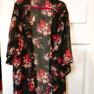 Floral kimono